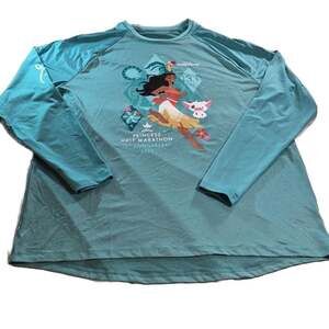 runDisney Princess Half Marathon 15th Anniversary Moana Shirt 2023 Size 3XL NWT